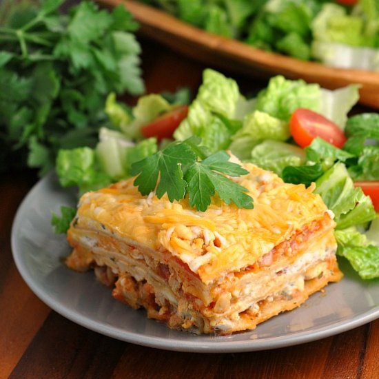 Buffalo Chicken Lasagna