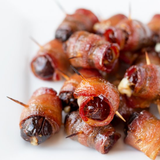 Maple Sriracha Devils on Horseback