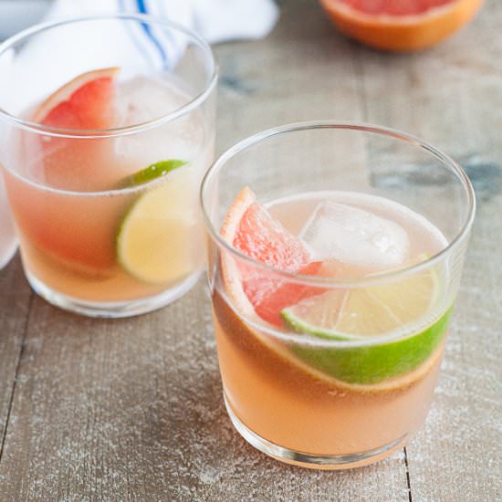 Grapefruit Gin and Tonic