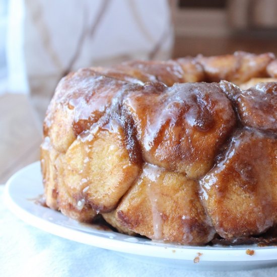 Cinnamon Bun Pull Apart Bread