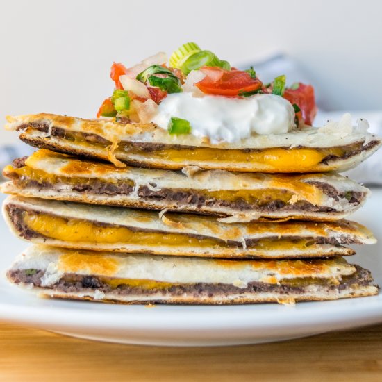 Black Bean & Cheese Quesadilla