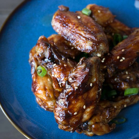 Sticky Asian Chicken Wings