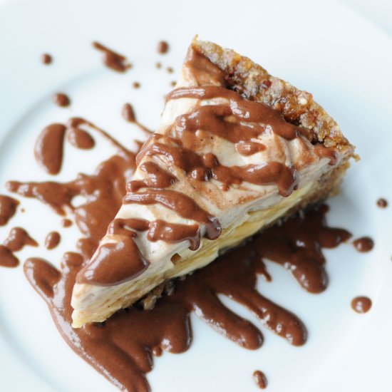 Raw Banoffee Pie