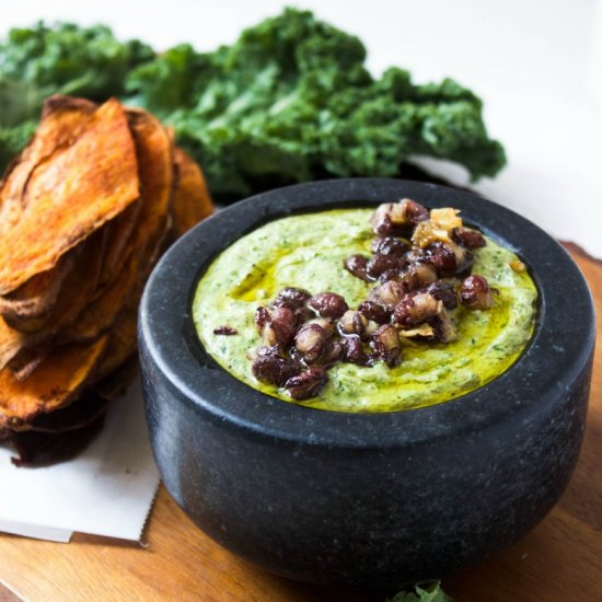 Adzuki Beans Hummus + Sweet Potato