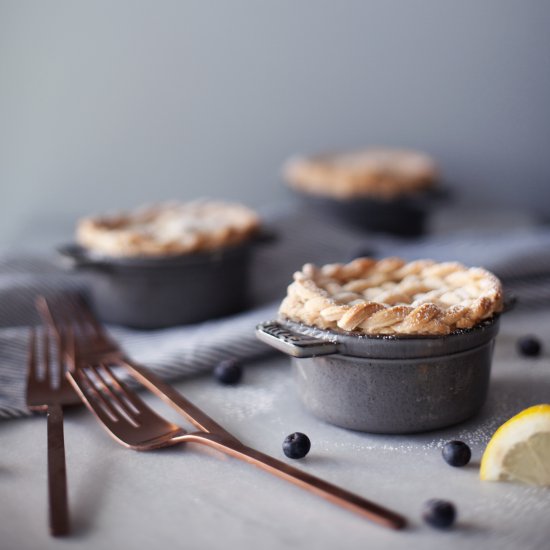 Blueberry Lemon Mini Pie