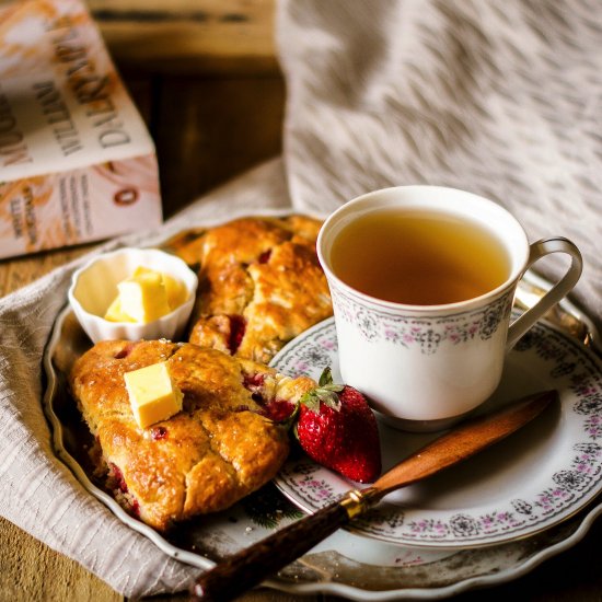 Strawberry Scones