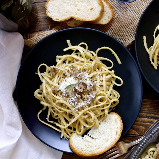 Linguine with White Truffle Butter