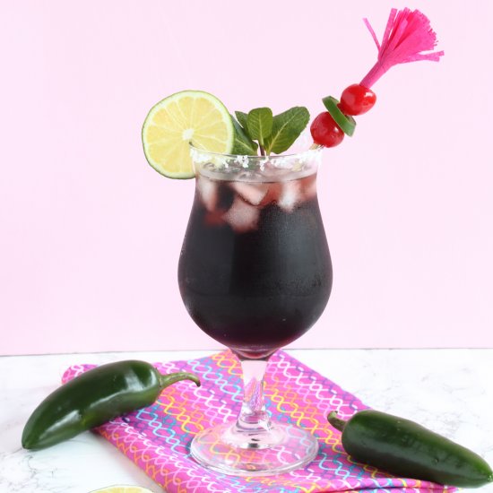 Spicy Black Cherry Margarita