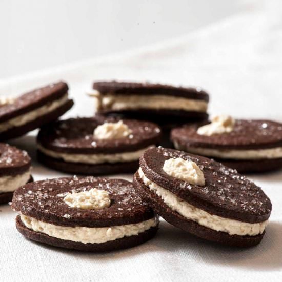 Chocolate Cookies with Malted Milk