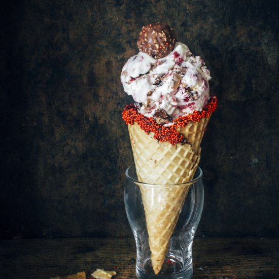 Ferrero Rocher Ice Cream