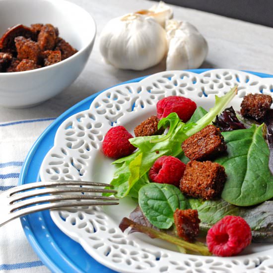 Pumpernickel Croutons