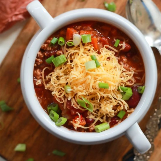 The BEST Crock Pot Chili