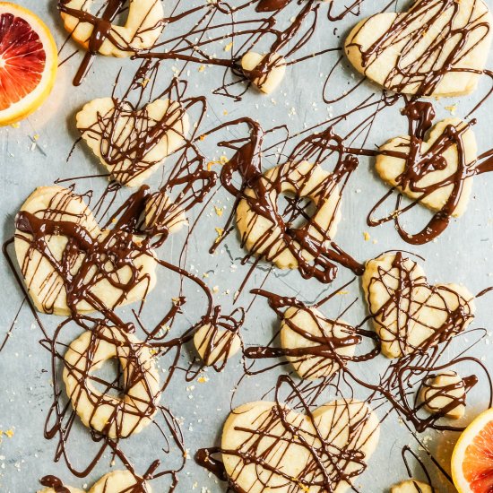 Blood Orange Shortbread