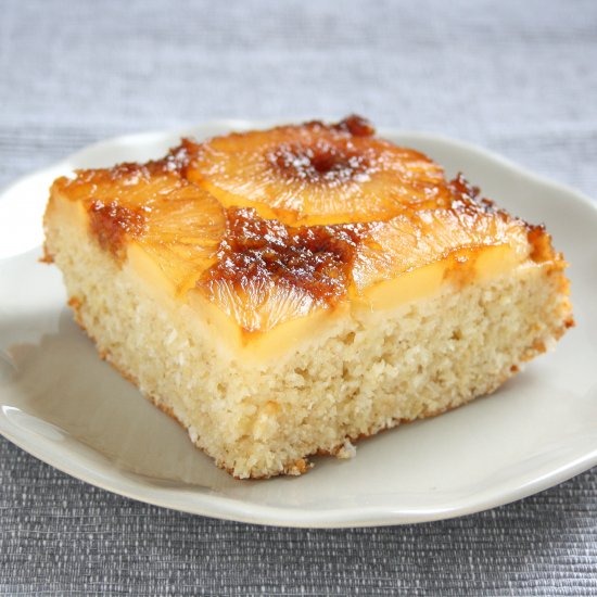 pineapple coconut upside down cake