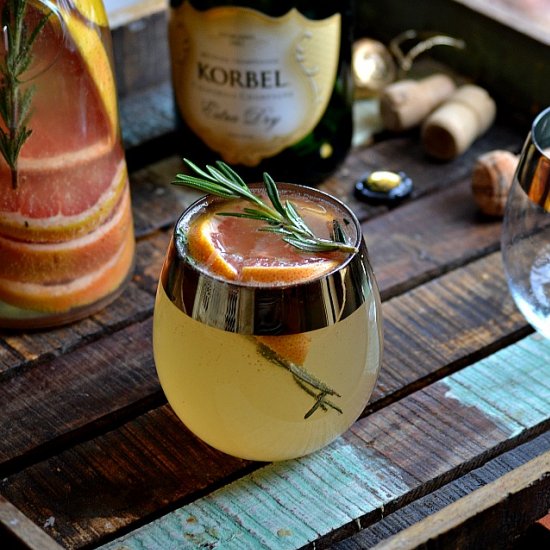 Ruby Red Rosemary Sangria