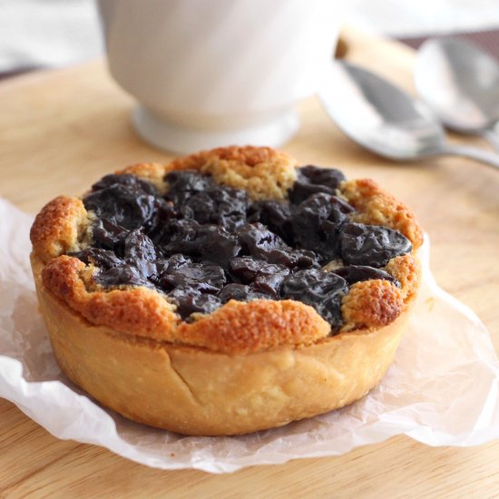 Sour Cherry Vanilla Frangipane Tart