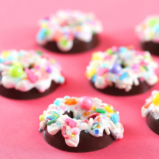 Candy Chocolate Doughnuts