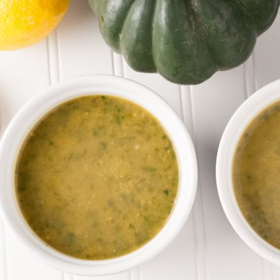 Kale Acorn Squash Soup