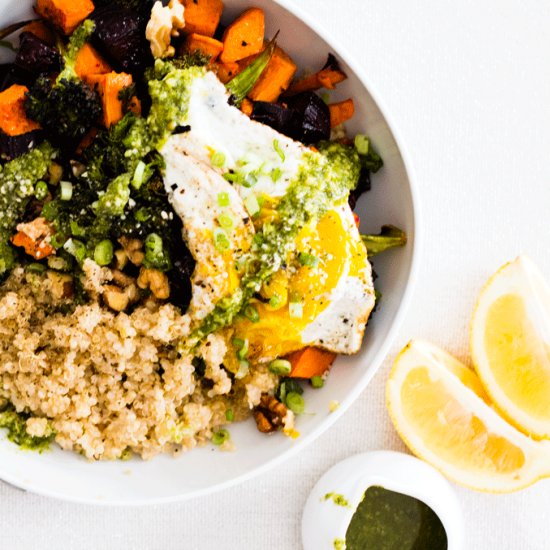 Winter Vegetable Quinoa Bowl