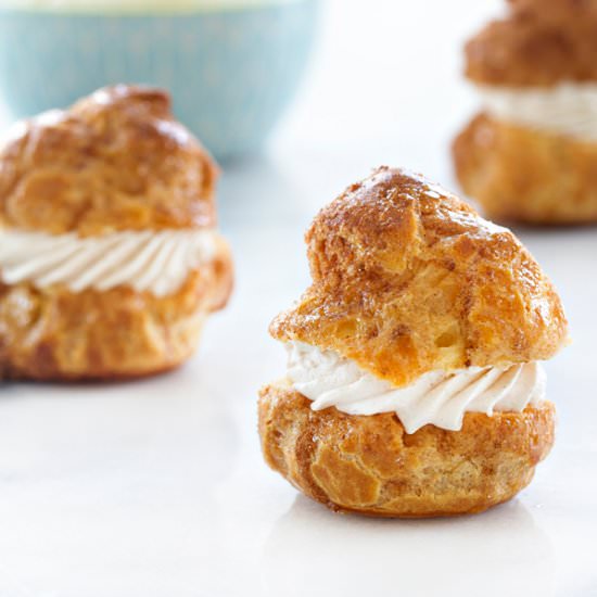 Churro Cream Puffs