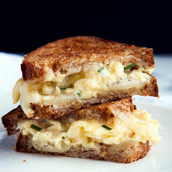 Grilled Cheese and Egg Sandwich