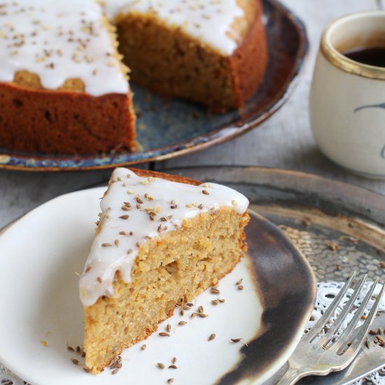 Saffron & Aniseed Cake