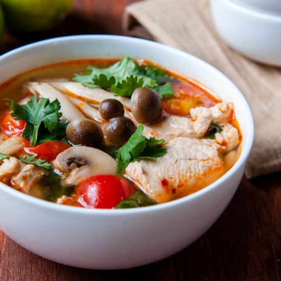 Tom Yum Soup with Chicken