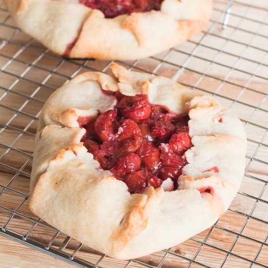 Sour Cherry Rustic Pie