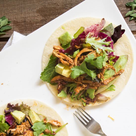 Honey Chipotle Chicken Tacos