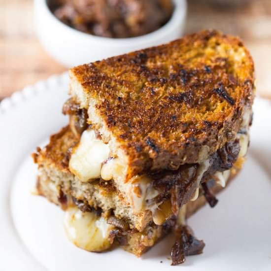 Caramelized Onion Grilled Cheese