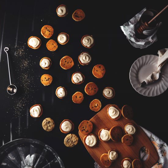 chocolate & chamomile tea cookies