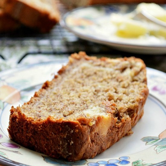 Cream Cheese Swirl Banana Bread