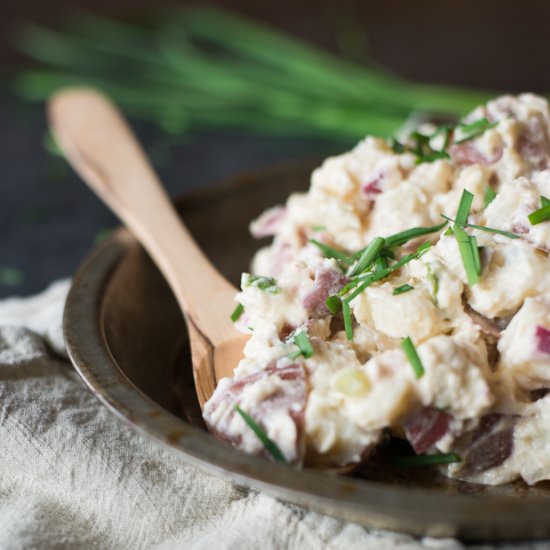 Creamy Potato Salad with Feta