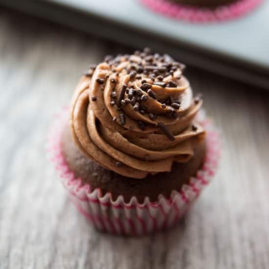 Cocoa Lentil Cupcakes