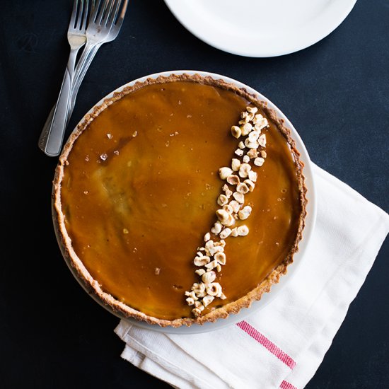 Vietnamese Coffee Custard Tart