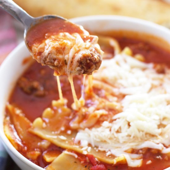 Lasagna Soup