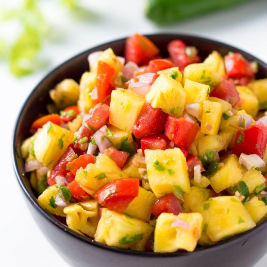 Pineapple Tomato Salsa