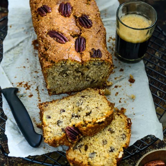 Banana Cinnamon Pecan Bread