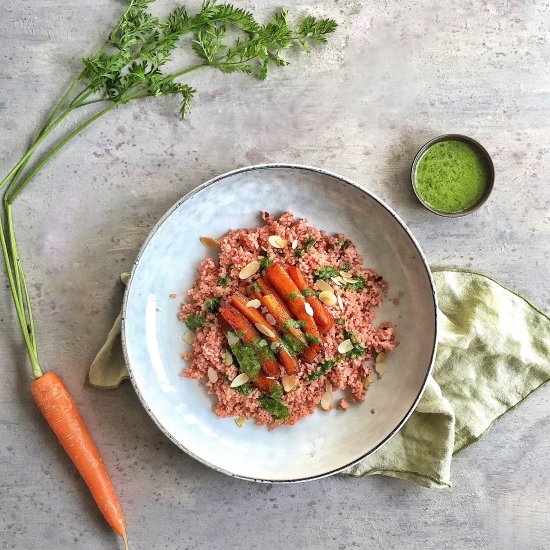 Beet Couscous