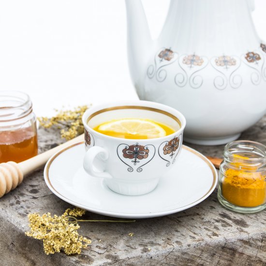 Elderflower Turmeric Tea