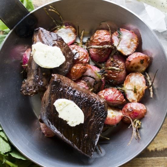 Pan-Seared Hanger Steak