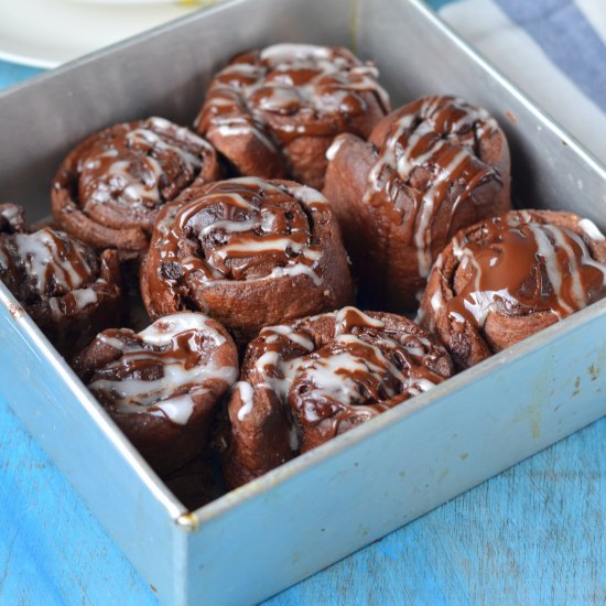 Double Chocolate Cinnamon Rolls