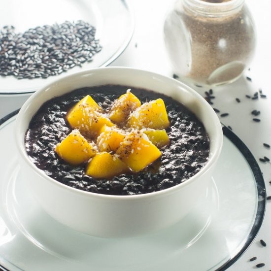 Cardamom Black Rice Pudding