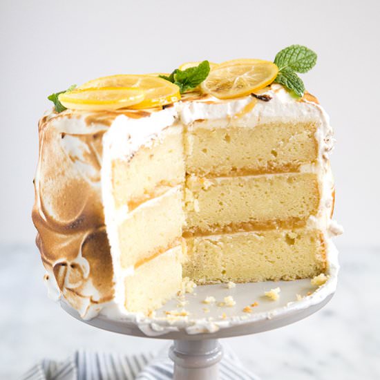 Lemon Meringue Cake