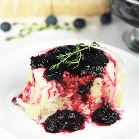 Lemon Thyme Blueberry Buns