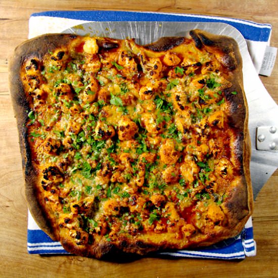 Buffalo Cauliflower Pizza