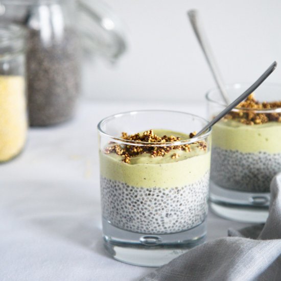 Chia Parfait with Crunchy Millet