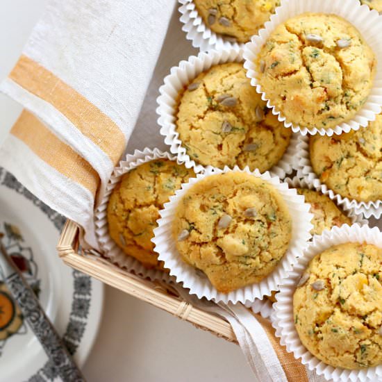 Polenta and Corn Muffins