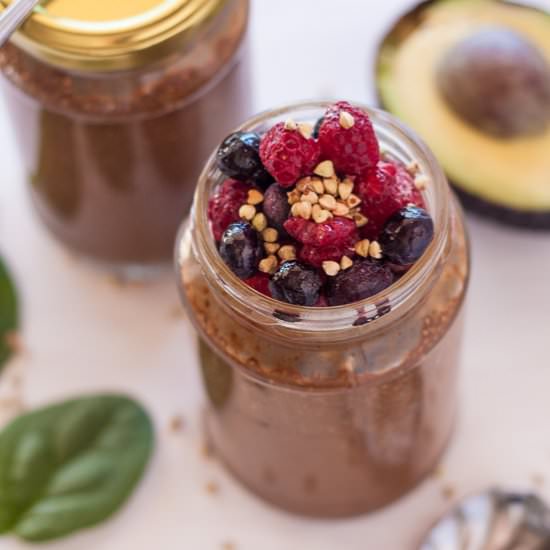 Overnight Choc Chia Pudding