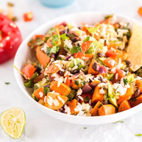 Sweet Potato Burrito Bowl